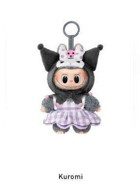POP MART The Monsters x Hello Kitty and Friends Plush Pendant - Kuromi